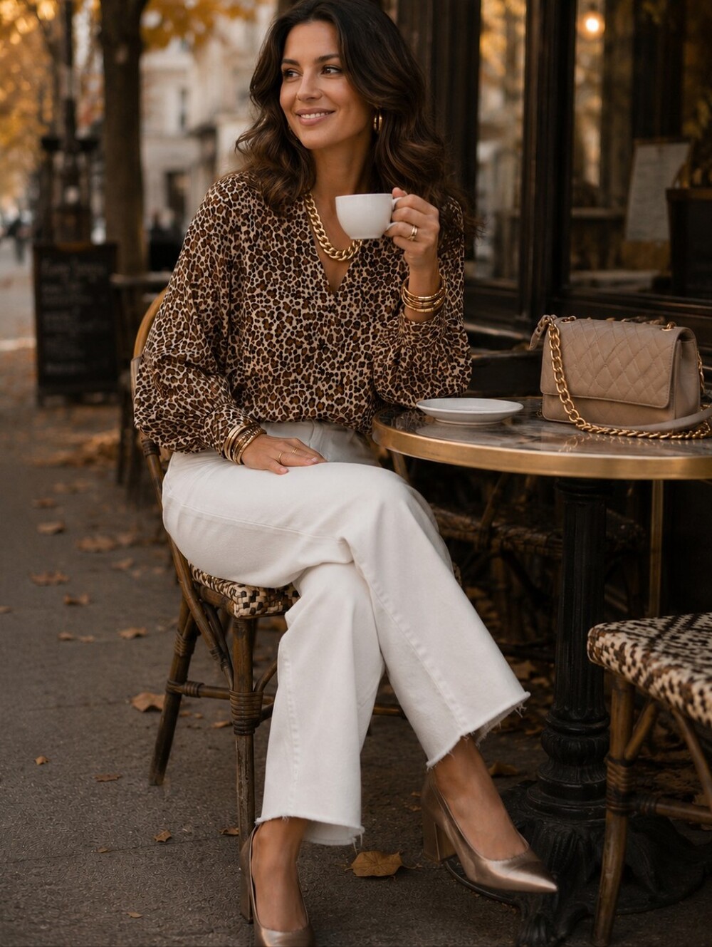 J. Crew Leopard Print Popover Blouse In 100% Cotton Like New Size M